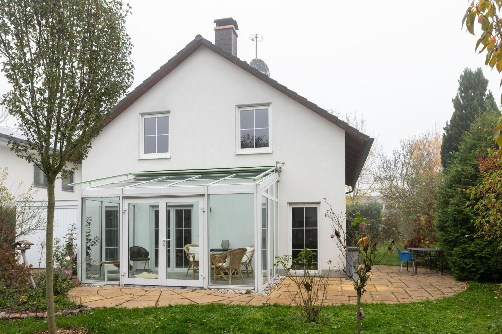 Ganzes Ferienhaus In Leipzig Mit Garage Und Fussbodenheizung Esterno foto